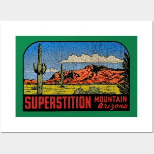 Superstition Mountain Arizona Posters and Art